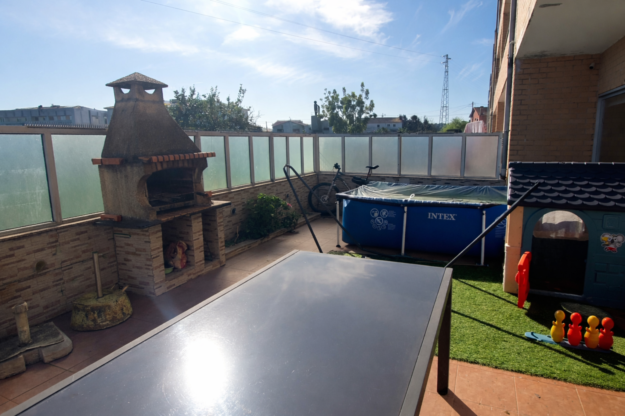 Terraço do apartamento T2 em Árvore